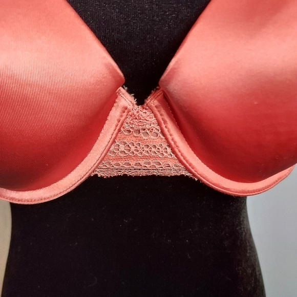 Auden Women's Daydream Light Lift Demi T-Shirt Push Up Bra Faded Rose Color - Picture 4 of 9